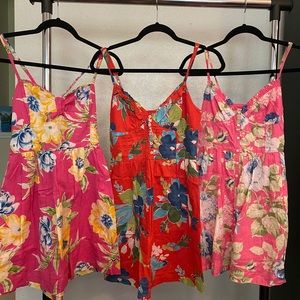 Hollister/Abercrombie Floral Dresses!